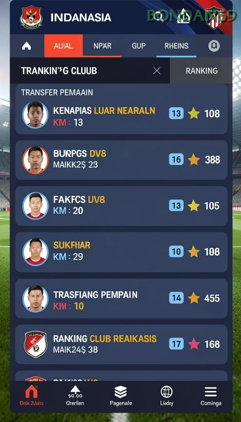 Cuplikan layar GX88 — halaman utama